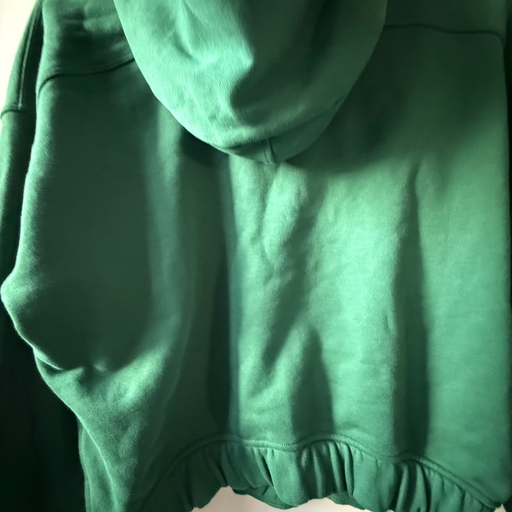 lululemon athletica Green Cropped Hoodie